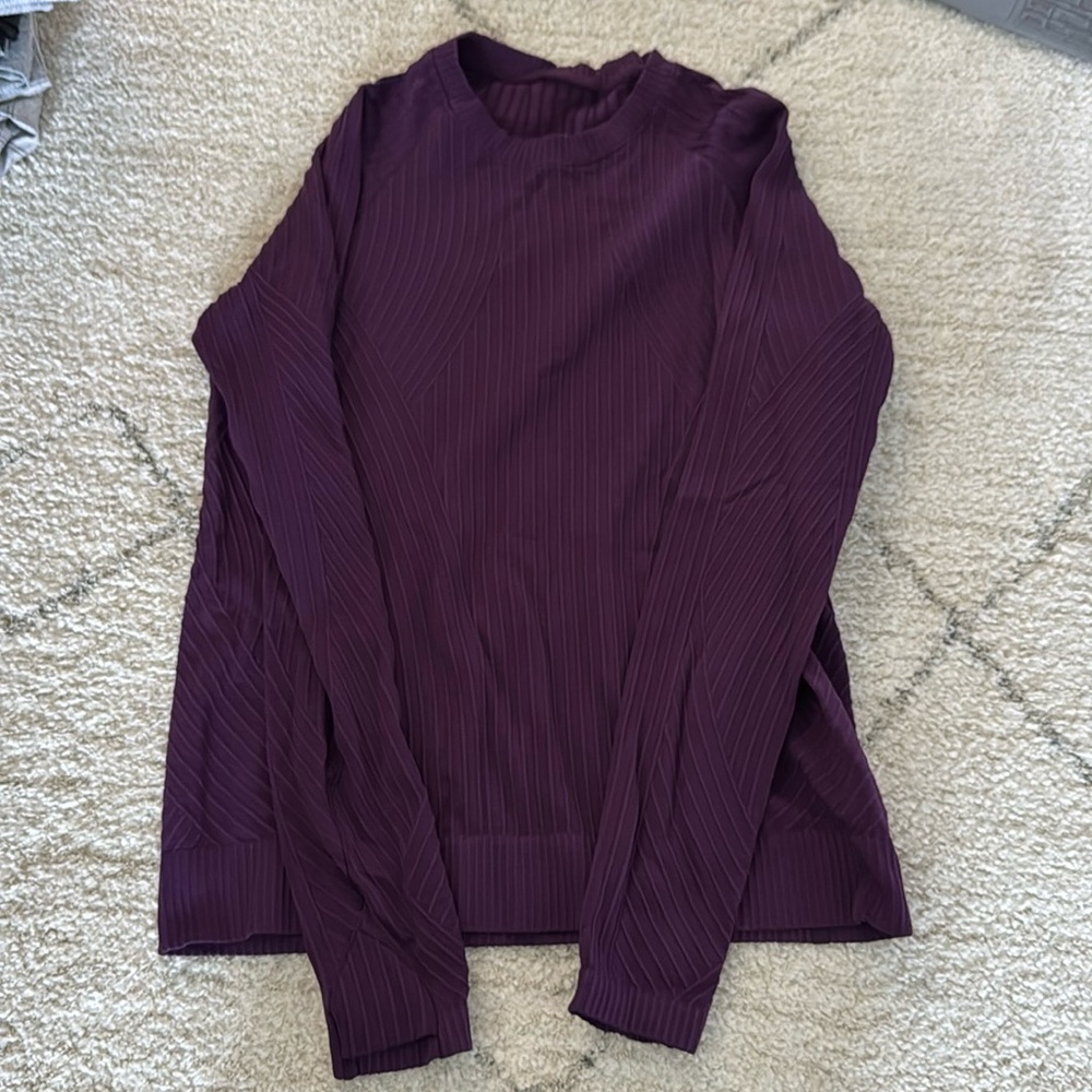 Lululemon swiftly tech ribbed long sleeve size 8